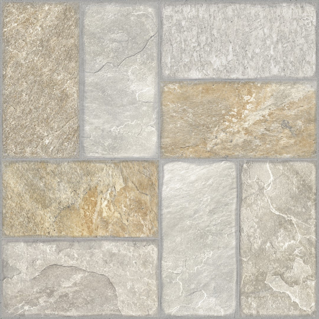 MUNARI BEIGE 60x60cm (24x24) ceramic tile face and room scene